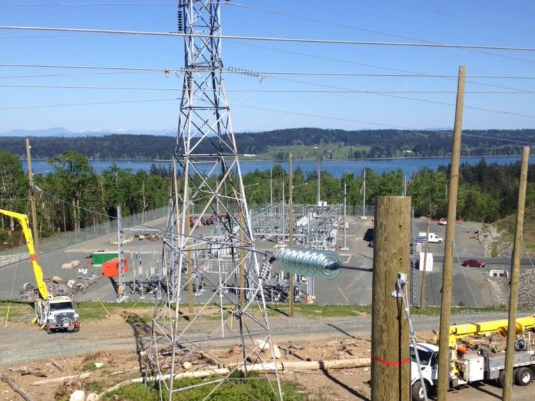 Attaching to BC Hydro poles, towers and ducts