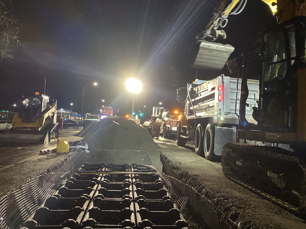 Highway 1 North Cowichan Median Fencing